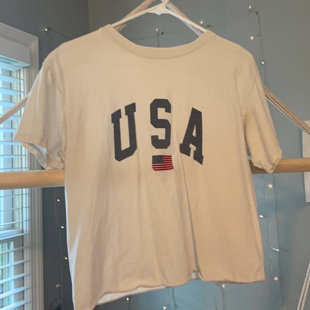 Brandy (John Galt) USA Cropped Tee